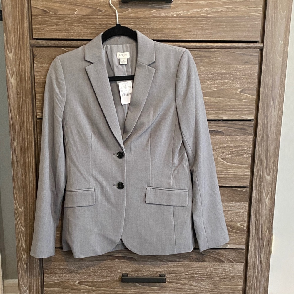 J. Crew Gray Women's Tailored Blazer